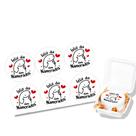Papel Arroz comestível para mini bolo bento cake 9,5 Cm Redondo festa comemoração surpresa feliz dia dos namorados