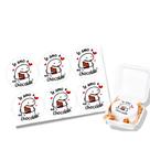 Papel Arroz comestível para mini bolo bento cake 9,5 Cm Redondo festa comemoração surpresa feliz dia dos namorados te a
