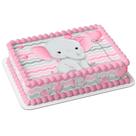 Papel arroz e faixa comestível para bolo festa aniversário surpresa comemoração elefantinho lindo baby cute