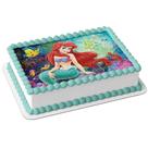 Papel arroz para bolo aniversário festa comemoração pequena sereia