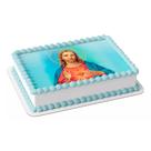Papel arroz para bolo aniversário festa comemoração Sagrado Coração De Jesus