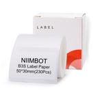 Papel branco do Label Maker Tape NIIMBOT para etiquetas B3S B21 230 Papel branco do Label Maker Tape NIIMBOT para etiquetas B3S B21 230