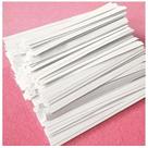 Papel branco Twist Ties Easytle 500 unidades para sacos Bread Wire