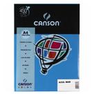 Papel Canson Color Azul Mar 180g/m² A4 210 x 297 mm com 10 Folhas