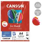 Papel Canson Iris Vivaldi A4 185g 25fls Sortido Fogo Papel Canson Iris Vivaldi A4 185g 25fls Sortido Fogo