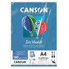 Papel Canson Iris Vivaldi Azul Mar com 25 Folhas A4 185g - 66661519 Papel Canson Iris Vivaldi Azul Mar com 25 Folhas A4 185g - 66661519
