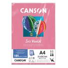 Papel Canson Iris Vivaldi Rosa Claro com 25 Folhas A4 185g - 66661508 Papel Canson Iris Vivaldi Rosa Claro com 25 Folhas A4 185g - 66661508