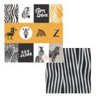 Papel Cardstock Scrapbook Artesanato Zebra Pop Urbano