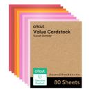 Papel cartolina Cricut Value Sunset Sampler 80 folhas Papel cartolina Cricut Value Sunset Sampler 80 folhas