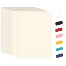Papel cartolina Goefun 8,5x11 180gsm 100 folhas creme
