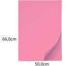 Papel Cartolina Rosa Escolar 50X66CM 140G - Pacote com 100 Unidades