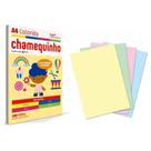 Papel chamequinho a4 4 cores sortidas Papel chamequinho a4 4 cores sortidas