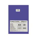 Papel Color 180g A4 20fls Off Paper Roxo Convite Tags