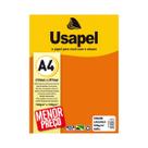 Papel Color Laranja A4 180g Com 50 Folhas Usapel Papel Color Laranja A4 180g Com 50 Folhas Usapel