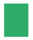 Papel colorido folia 6354 Verde esmeralda DIN A3 130gsm 50 folhas
