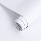 Papel Contact Arthome 43 x 305 cm Vinil Branco Fosco