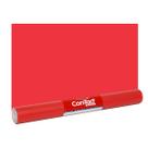 Papel Contact Preto Branco Cores Fosco Adesivo 10 Metros,Vermelho
