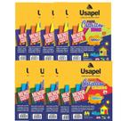 Papel criativo kit 120g neon 5un e colorido a4 5un - usapel