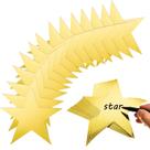 Papel de alumínio Star Cutouts FOBSME Gold 15,5 cm 120 unidades