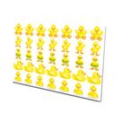 Papel De Arroz comestível Para Pirulito De Cristal Biscoito Pão De Mel bolacha mini bolo 3,8 cm 35 unidades 5 patinhos