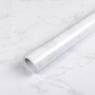 Papel de contato Abyssaly Glossy Marble White 45cm x 5m