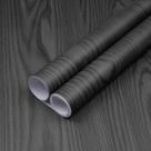 Papel de contato Abyssaly Wood Thicken Natural Wood Black