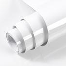 Papel de contato TANONE Vinil branco autoadesivo 45cm x 5m