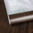 Papel de contato TOTIO Dark Brown Wood Grain Black Walnut 3m²