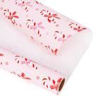 Papel de embrulho BIOBROWN Pink Bow Stone 43x10 m de Natal