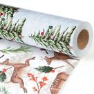 Papel de embrulho BIOBROWN Reversível de Natal 43cm x 10m