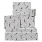 Papel de embrulho CENTRAL 23 Dancing Skeletons com adesivos