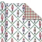 Papel de embrulho de Natal BIOBROWN reversível 43cm x 10m