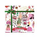 Papel de embrulho de Natal Kakbpe 10 folhas 53x76 cm impermeável