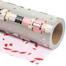 Papel de embrulho de Natal WRAPAHOLIC reversível 43cm x 10m