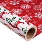 Papel de embrulho MAYPLUSS Mini Roll 43x10 m Design de Natal