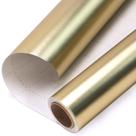 Papel de embrulho Ribbli Gold Metallic Matte 76cm x 10mm Papel de embrulho Ribbli Gold Metallic Matte 76cm x 10mm