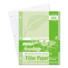 Papel de enchimento Pacon Ecology College governou 150 folhas