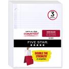 Papel de folha solta, pacote com 3 estrelas, pautado em 100 folhas