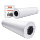 Papel de grande formato VEVOR, papel plotter de 24 x 500 pés, 20 libras, 2 rolos