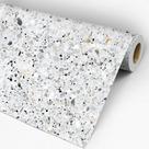 Papel de Parede 10 Metros Adesivo Granilite Terrazzo Moderno para Quarto Sala
