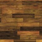 Papel de Parede 10 Metros Autocolante Tacos de Madeira em Tons de Marrom para Quartos e Sala