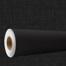 Papel de parede 3D Lavavel efeito tecido linho preto texturizado Decorativo Quarto Sala 15m