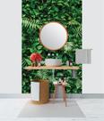 Papel de Parede 3D Painel 1,5M Folhas Dólar Verde Decorado Jadim Realista Auto Colante Lavável