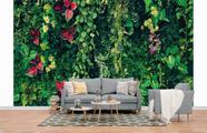 Papel de Parede 3D Painel 4M Folhas Macro Verde vivo Folhagem Auto Colante Vinílico Lavável Papel de Parede 3D Painel 4M Folhas Macro Verde vivo Folhagem Auto Colante Vinílico Lavável