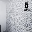 Papel de Parede 3D ROLO 5m Adesivo Autocolante Geometrico Cinza Claro Sala Quarto Papel de Parede 3D ROLO 5m Adesivo Autocolante Geometrico Cinza Claro Sala Quarto