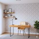 Papel de Parede 3D ROLO 5m Adesivo Autocolante Geometrico Cinza Claro Sala, Quarto Papel de Parede 3D ROLO 5m Adesivo Autocolante Geometrico Cinza Claro Sala, Quarto