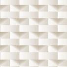 Papel de Parede 3D Tijolinho com Efeito de Sombras para Quartos e Sala em Tons de Bege 1 Metro