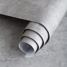 Papel de parede 3yecao 16x300cm Concrete Cinza Claro Peel and Stick
