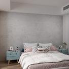 Papel de parede 3yecao 3D Concreto cinza claro extra espesso 4,2m²