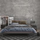Papel de parede 3yecao 61x900 cm Vinil impermeável cinza claro